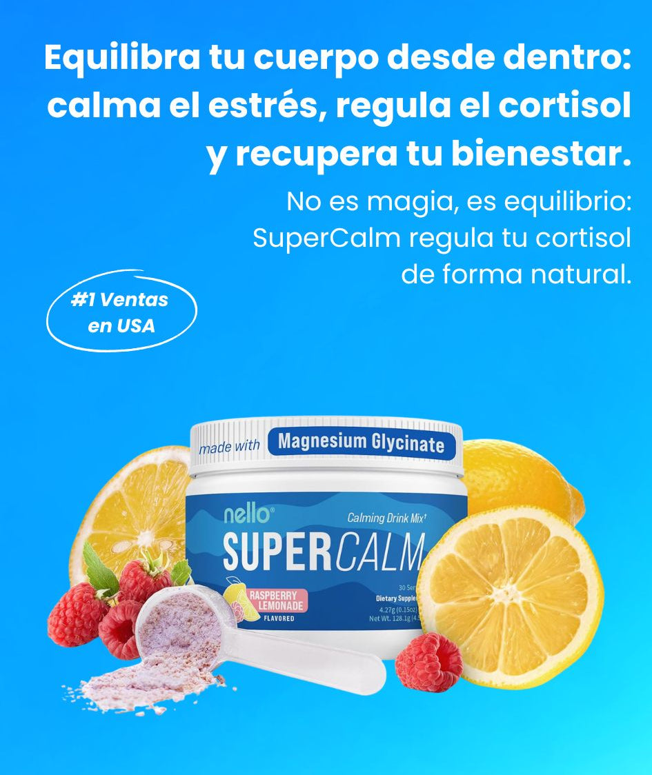SuperCalm by Nello - Regula tu cortisol, mejora tu vida. (30 servicios)