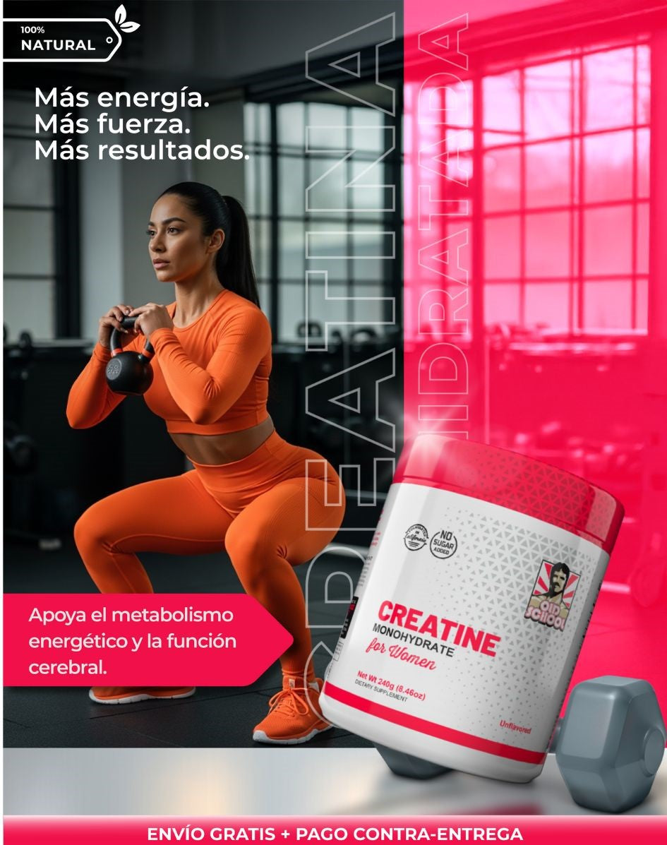 Creatine For Women™ – La fórmula fitness para un booty perfecto.